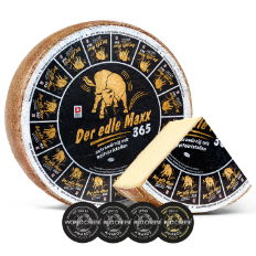 Käselaib Der edle Maxx 365, extrawürzig Schweizer Rohmilchkäse 